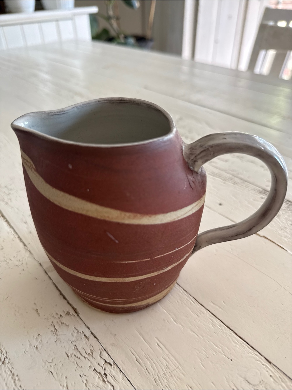 Signed Studio handcrafted Pottery Pitcher / Creamer